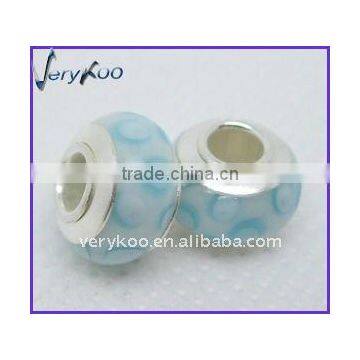 High Quality 925 Stamped Murano Glass Beads (FCH-B123)