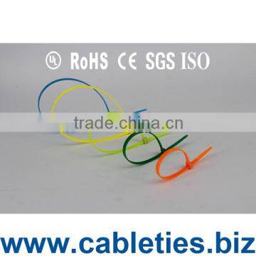Nylon Heavy duty electrical ties Sticker Custom Size with Multi Color