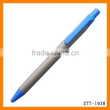 Hot Selling Cheap Plastic Paper Tube Ballpoint Pen Wholesale ZTT-1028