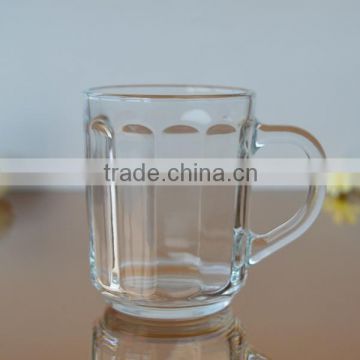 Drinking glass mug with handle for sale