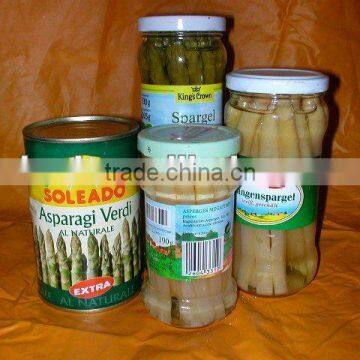 canned asparagus in cans/canned vegetables