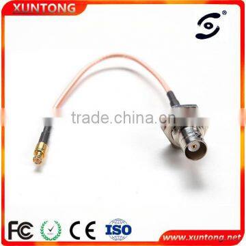 mcx male to bnc female connector rf cable assembly