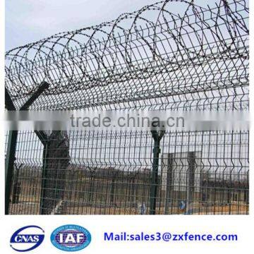 High Security fence,galvanised bendingn airport fence,grid fence,protection fence