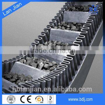 Ep Waveform Sidewall Conveyor Belt for Sale with Large Angle for Coal Cement