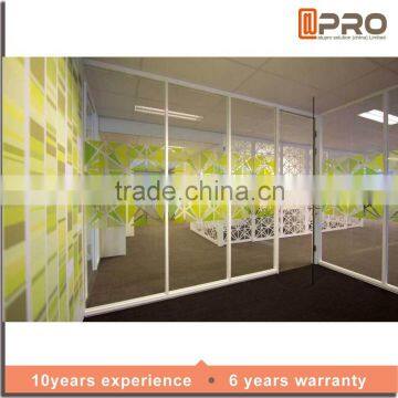 Glass wall partition /movable partition aluminum partition design in commercial