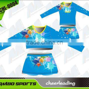 custom sublimation chearleading uniforms