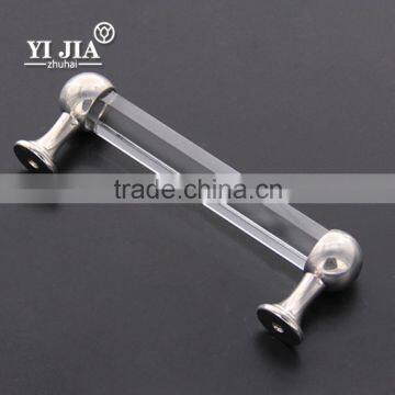 Long Strip Furniture Cabinet Crystal Glass Pull Handle photo-2