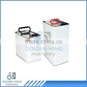 Manual 1-5L Square Tin Can Box Making