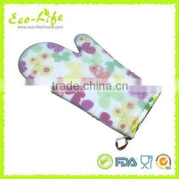 Silicone Heat Resistant Gloves With Cotton Lining Use in Household photo-4