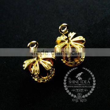 11*18mm Gold Plated Crown Pendant Charm DIY Earrings Chandelier Jewelry Supplies 1850248 photo-2
