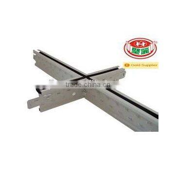 Galvanized steel painted white black line ceiling t bar 0.35mm