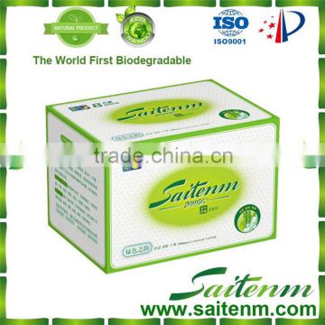 Biodegradable super soft raw materials for sanitary napkins allergy free and no itching