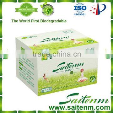 2016 New material eco-friendly sanitary bin biodegradable completely