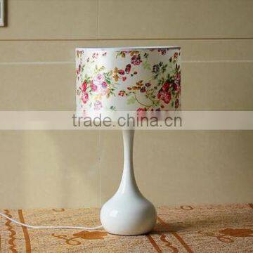 Ceramic Body With Fabric Lampshade Modern Desk Lamp Bedroom Living Room Table Lamp