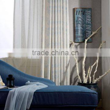 100% Polyester Curtain Embroidery Fabric For Interior Window photo-3