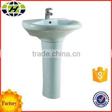 sanitary ware bathroom pedestal ceramic color wash basin