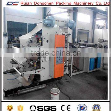 Automatic Plastic Film Roll Flexo Printing Inline Cutting Machine