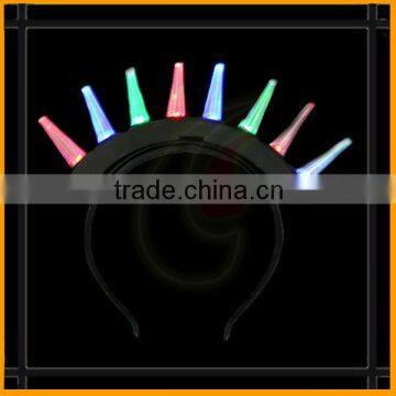 6 patterns punk 8 led light hair