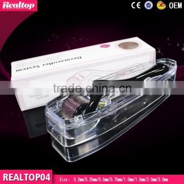 Realtop factory direct sale 540 pins micro-needling meso needles mezoroller, derma lifting system face massager roller