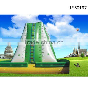 Newest factory direct sale inflatable rock climbing wall