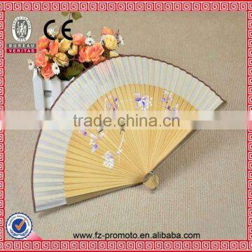 summer hand made bamboo paper fan for promotional gifts