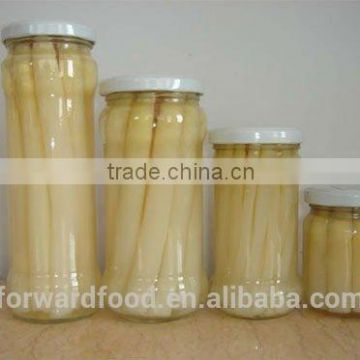 High quality Canned White Asparagus Spears in Jar