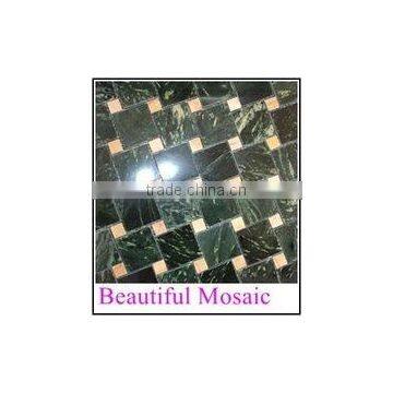Crystal Color Glass Mosaic,marble Mosaic,golden Select Glass and Stone Mosaic Wall Tiles photo-2