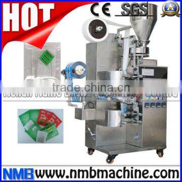 2016 New Design automatic small inner and outer tea bag packing machine price