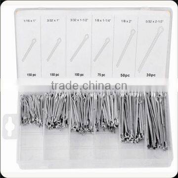 High Quality BV Certification Hardware TC 555pc Cotter Pin Kit