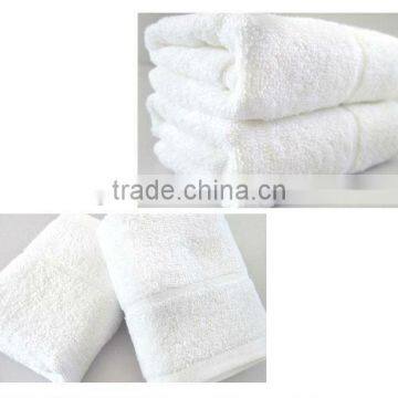 Luxury white 100% cotton hotel towels bath towel hand towel face towel floor towel