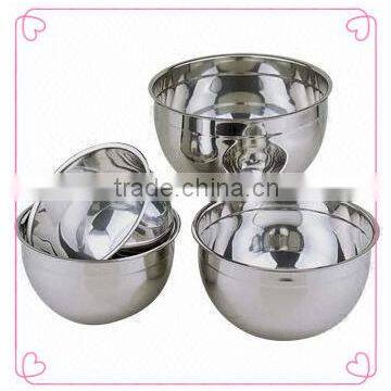 LFGB/FDA food grade stainless steel salad bowls