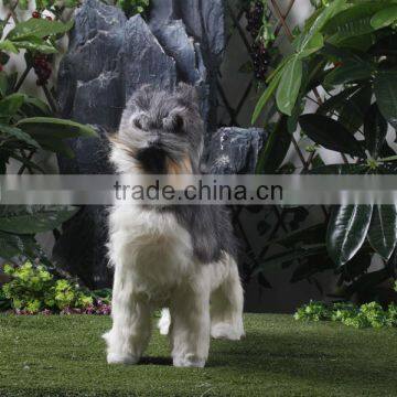 lovely dog figurine fur toy