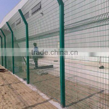 lowest price powder coated 3D Nylofor panel wire fencing / Polyester coated welded panel/ wire mesh panel fencing direct factory