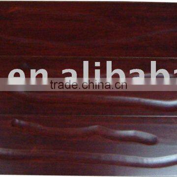 Hand Scraped Antique Bamboo Flooring-Dark Cherry