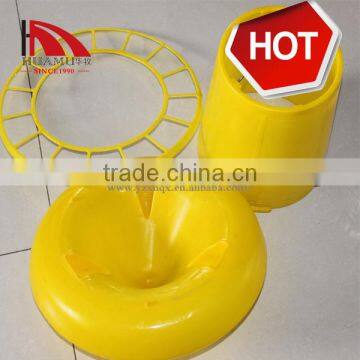 poultry feeder 4 KGS 320 mm yellow chicken food feeder