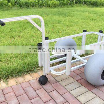 TC2022B Aluminum Light Fishing Beach Cart With Balloon Wheels