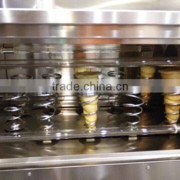 Hot sale factory quality conveyor pizza oven / ice cream cone machine