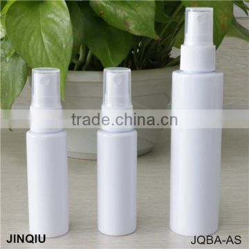 Column white perfume bottle parts,cylinder cosmetic perfume sample bottle,sprayer perfume bottle 30ml,80ml