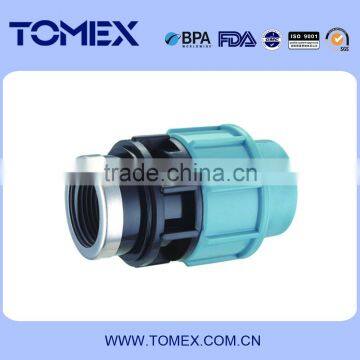 Durable PP water compression fittings for irrigation