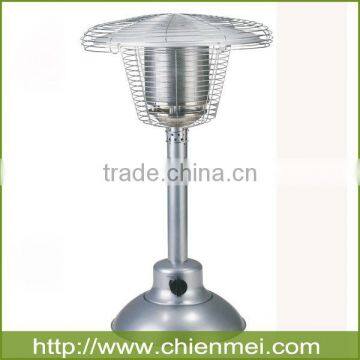 gas table top heater with piezo ignition