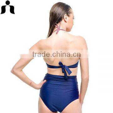 Hot Model Women High Waist Ladies Swim Wear photo-4
