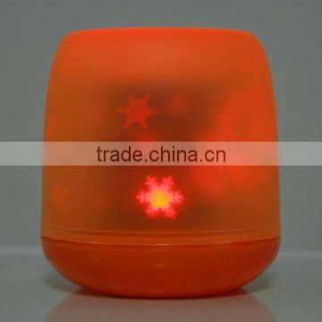 LED E-flameless Light Heart Projection Candle Lmap