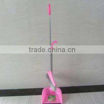 hot sale plastic broom and dustpan for floor cleaning