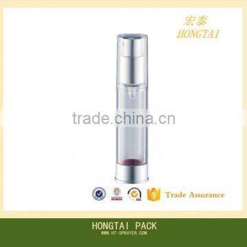 Luxury Acrylic Lotion Bottle 15ml 30ml 50ml square plastic bottle cosmetic airless bottle
