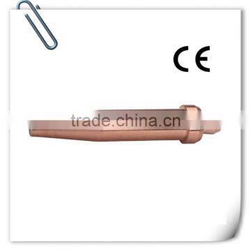 Acetylene gas cutting tips or nozzles