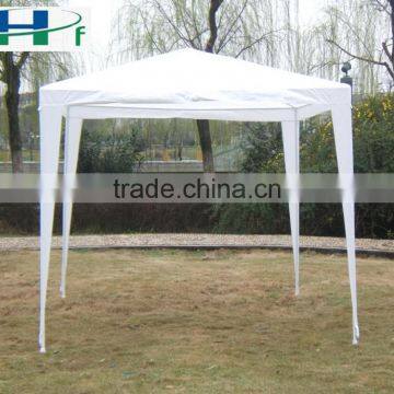 2.4x2.4 white PE steel outdoor gazebo for sale