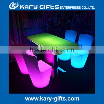 Event party popular glowing banquet desk led dining table