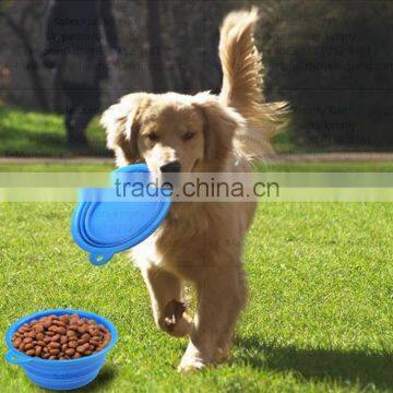 2016 New Portable and Unbreakable Collapsible Silicone Dog Bowl/Silicone Pet Bowls photo-6