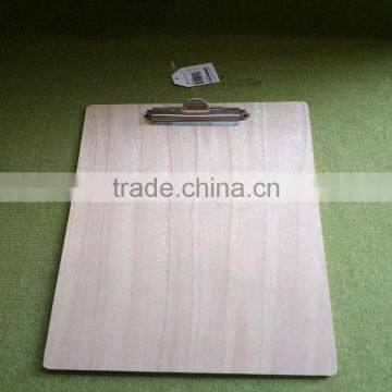 A4A5A6 Wood Clipboard With Flat Metal Clip Restaurant Menu Holders for Coffee Catering Memo Clipboard Promotion Gift photo-3