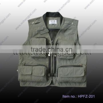 Photography Vest/100% Cotton Photography Vests Multi Pocket Vest